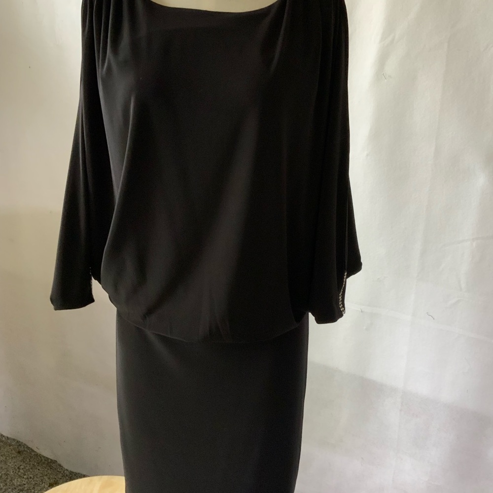 Black cocktail dress
